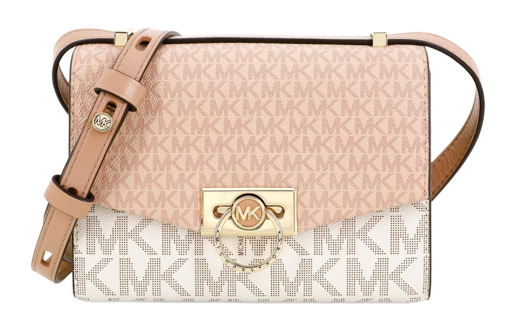 Сумка через плечо Michael Kors Hendrix Ballet Pink/Vanilla White - изображение 1