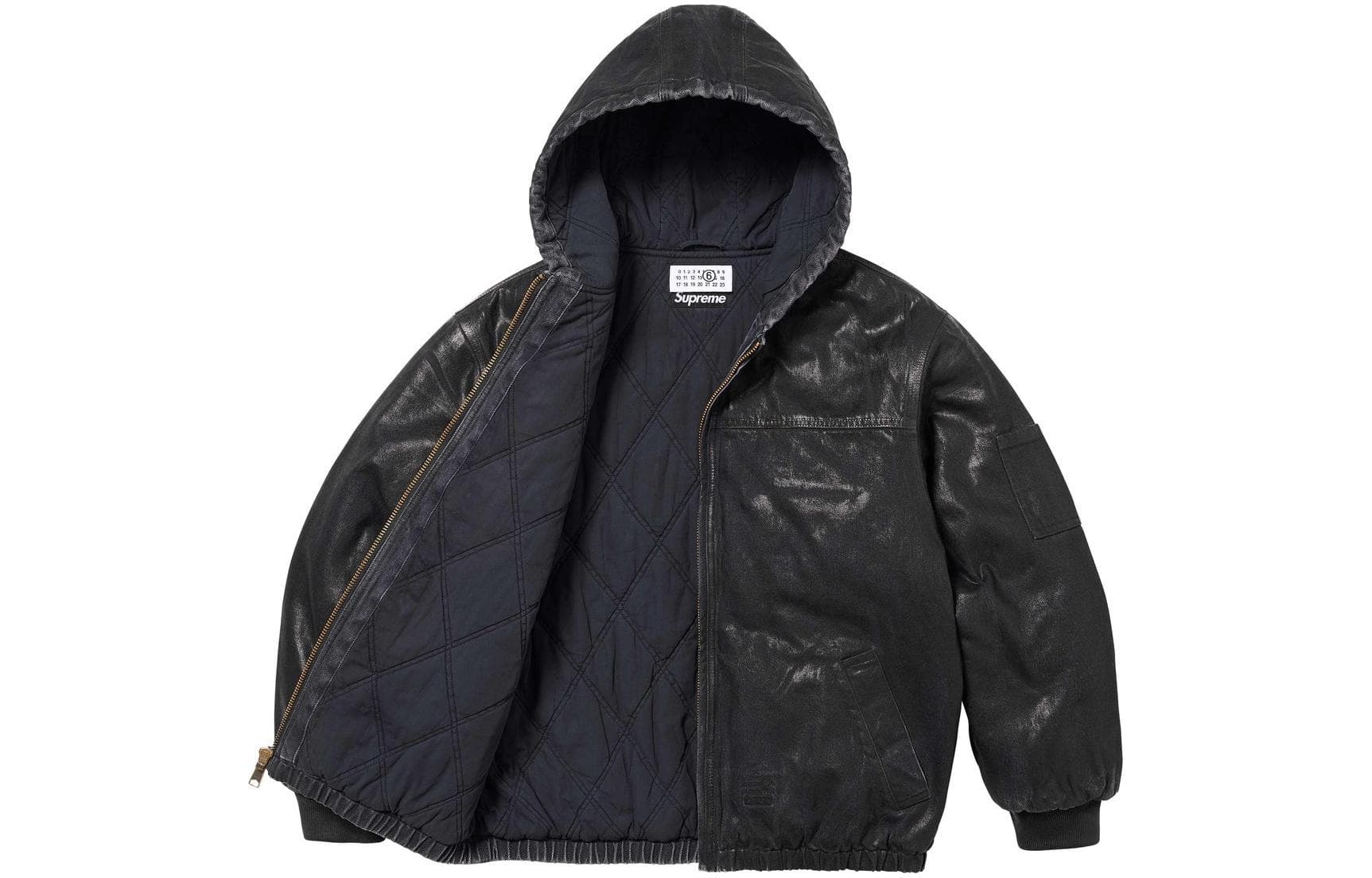 Куртка Supreme x MM6 Maison Margiela Foil Hooded Work Jacket - изображение 3
