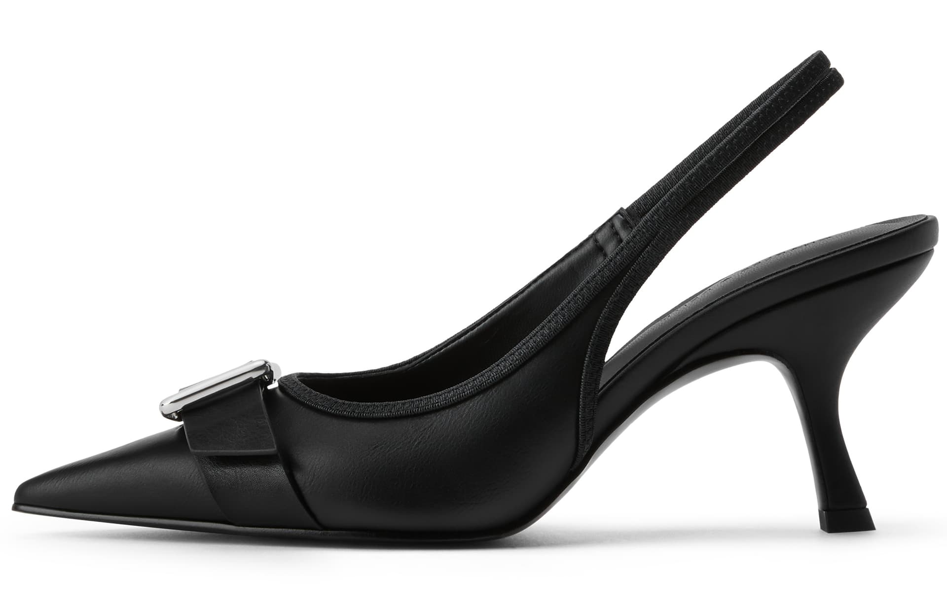 Шлёпанцы CHARLESKEITH ck PU 7.7cm BlackChalkSilver - изображение 1