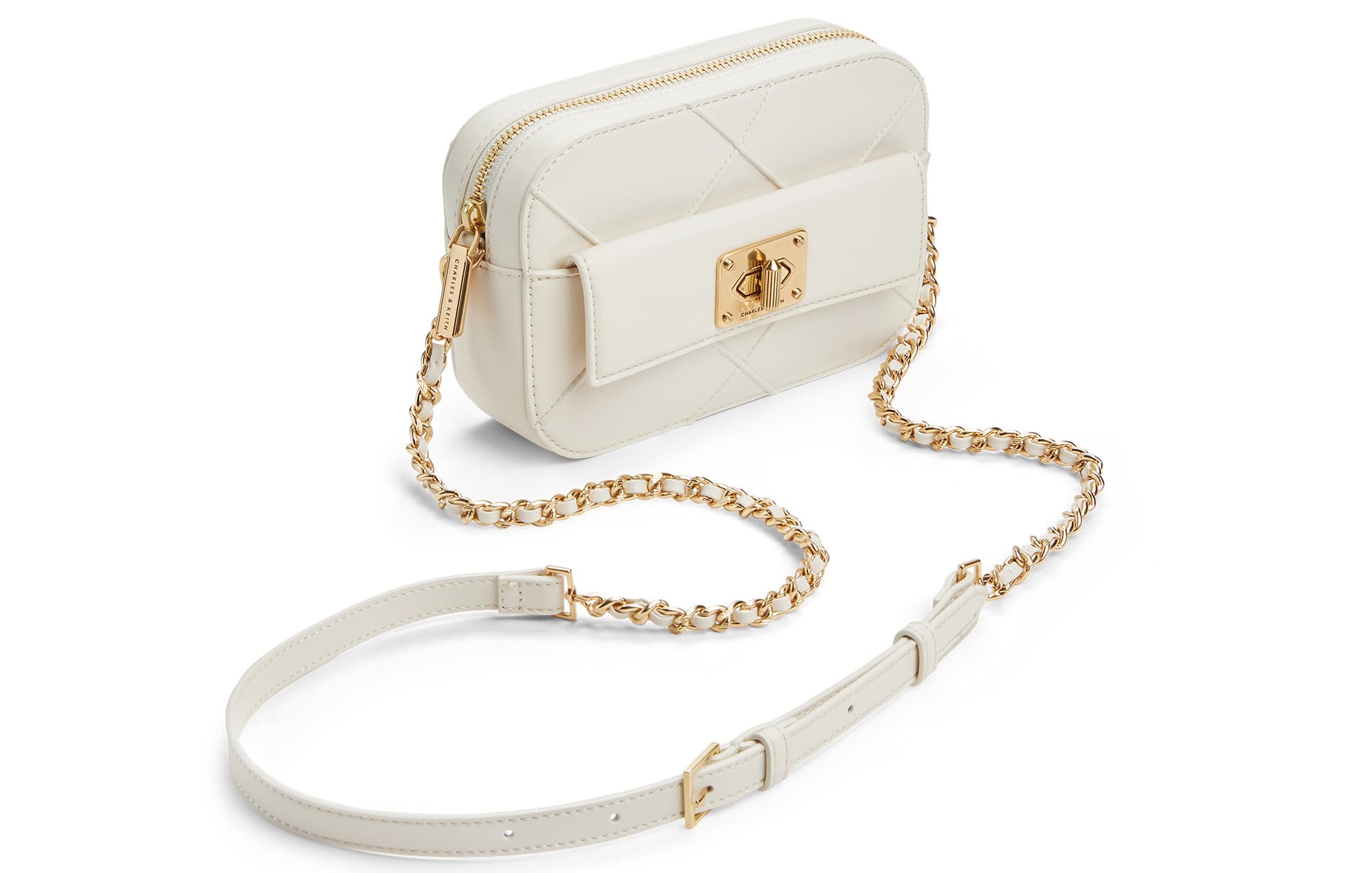Сумка через плечо CHARLESKEITH ck CreamBlack - изображение 3