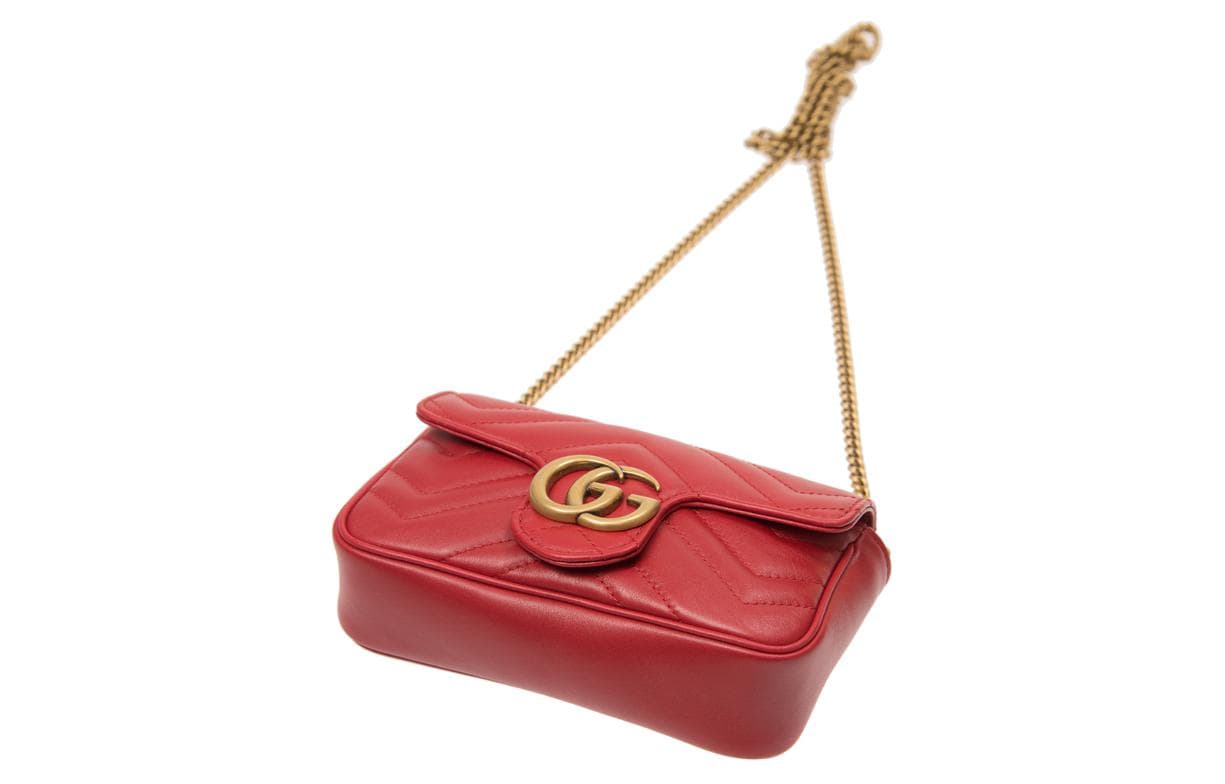 Сумка через плечо Gucci GG Marmont Mini Bag - изображение 6