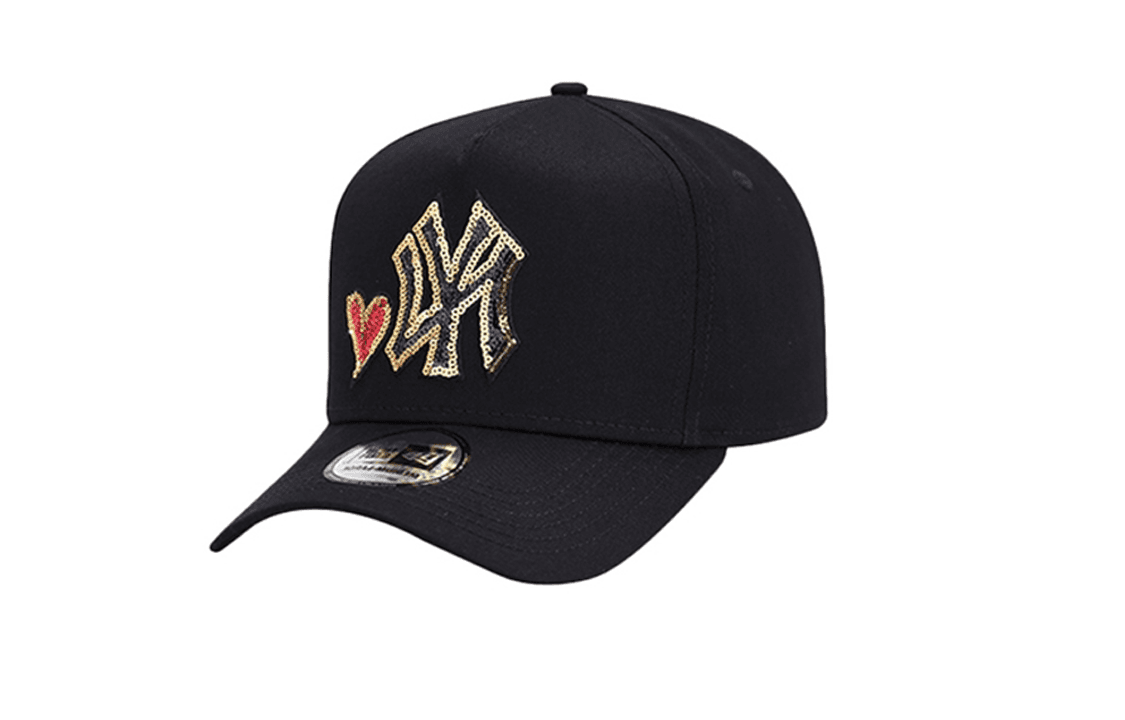 Кепка New Era Sequin Heart Black Cap - изображение 1