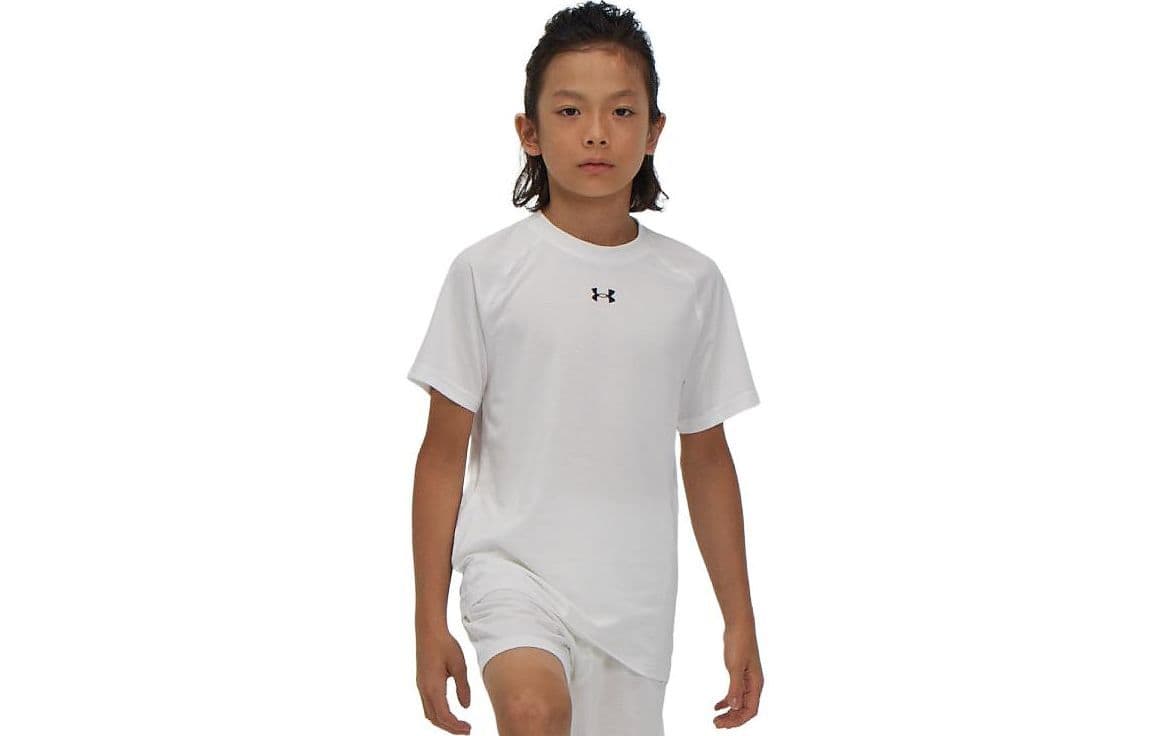 Футболка Under Armour Белые Детские Футболки - изображение 2