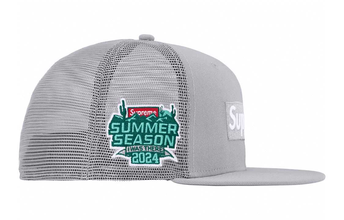 Кепка Supreme SS24 WEEK 8 BOX LOGO MESH BACK NEW ERA - - изображение 2
