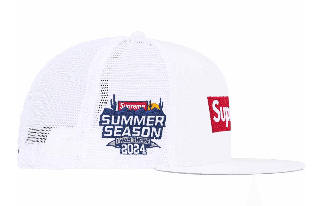Кепка Supreme SS24 WEEK 8 BOX LOGO MESH BACK NEW ERA - - изображение 2