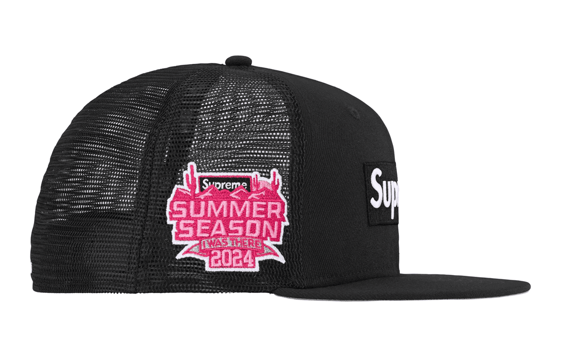 Кепка Supreme SS24 WEEK 8 BOX LOGO MESH BACK NEW ERA - - изображение 2