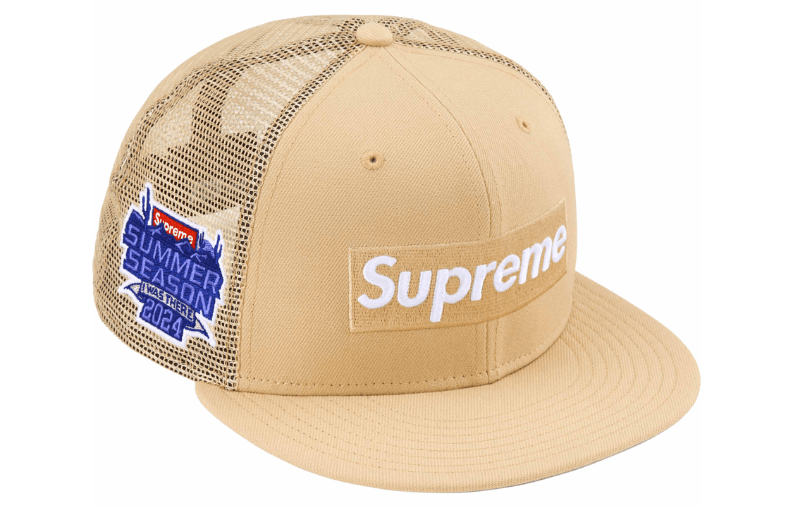Кепка Supreme SS24 WEEK 8 BOX LOGO MESH BACK NEW ERA - - изображение 1