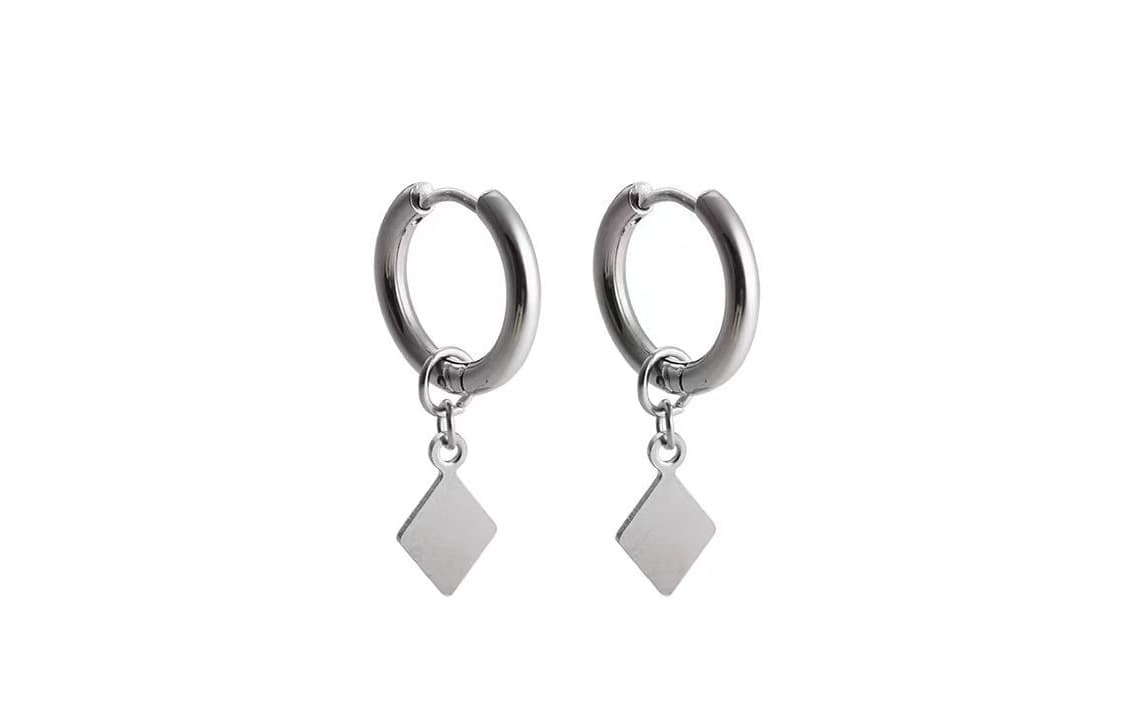 Серьги OWO Серьги из титанового стального сплава унисекс - изображение 1