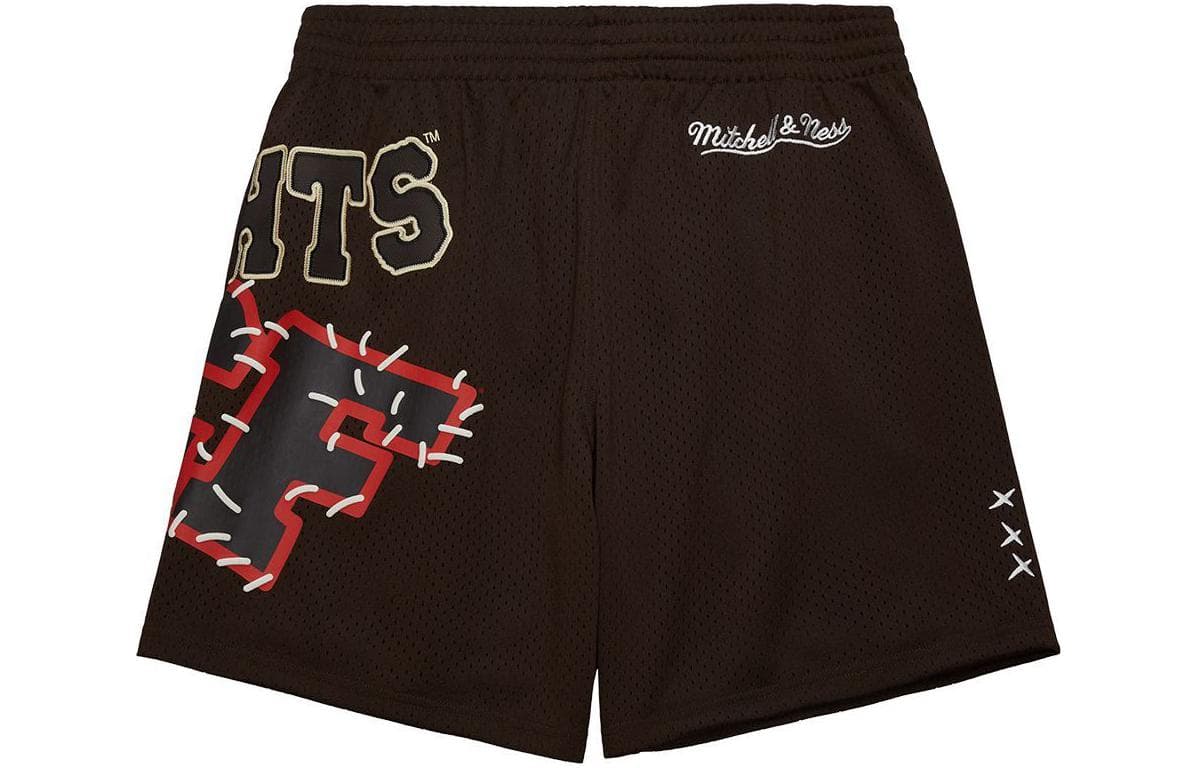 Тренировочные штаны Travis Scott x Mitchell Ness SS24 UCF UNIVERSITY Logo - изображение 2