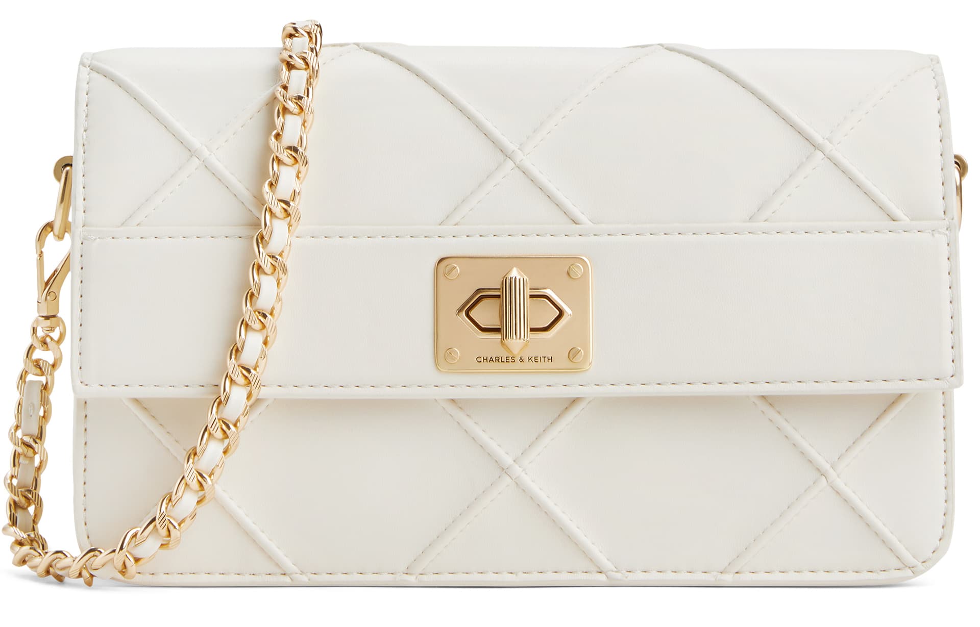Сумка через плечо CHARLESKEITH ck PU CreamBlack - изображение 1
