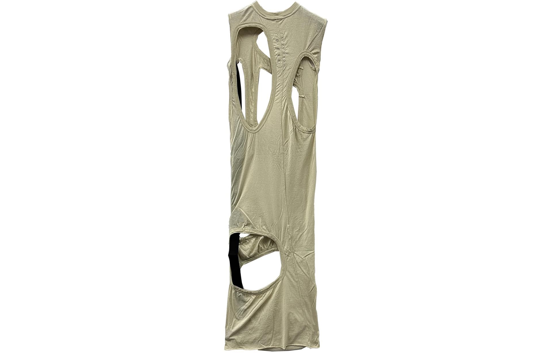 Rick Owens DRKSHDW Платье без рукавов Женское Экрю - изображение 2