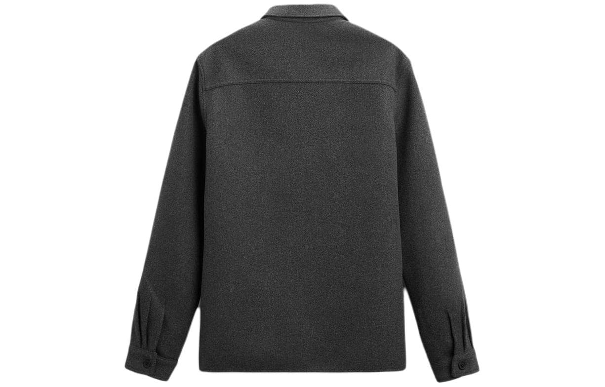 Рубашка ZARA Pocket Casual Shirt Gray - изображение 2