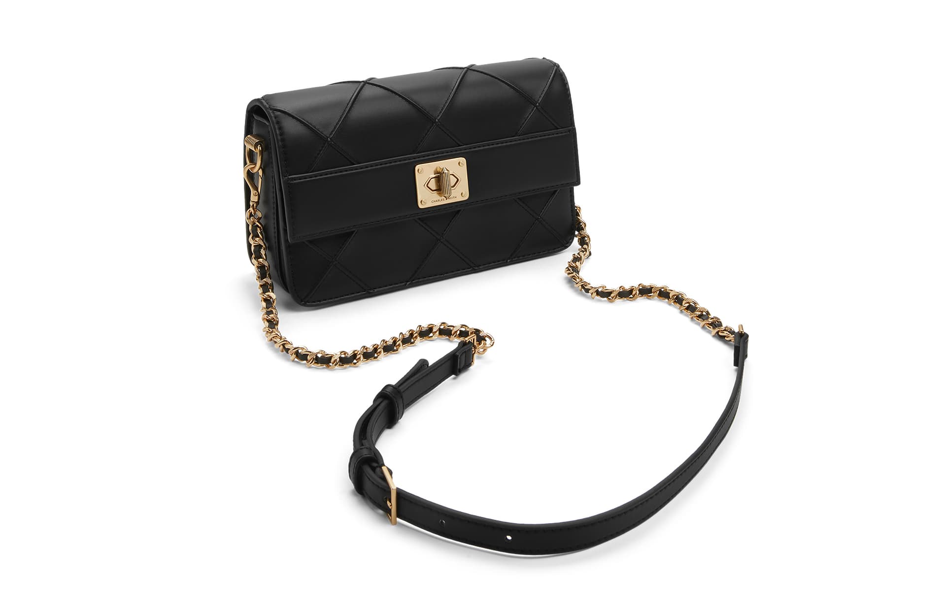 Сумка через плечо CHARLESKEITH ck PU CreamBlack - изображение 6