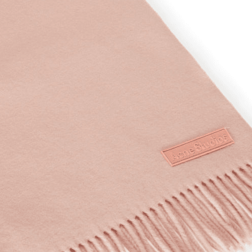 Шарф Acne Studios Вязаные шарфы Мужской Розовый - изображение 3