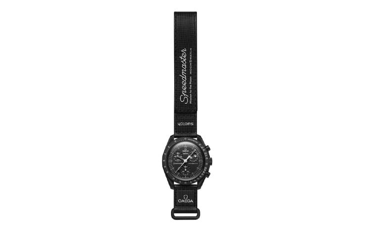 Часы SWATCH Omega Коллаборация Кварцевый механизм Мужские часы Часы 42 мм Черный циферблат Биокерамика Корпус часов - изображение 3