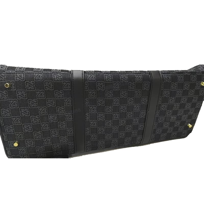 Jordan Checkered Fabric Bucket Bag Black - изображение 3