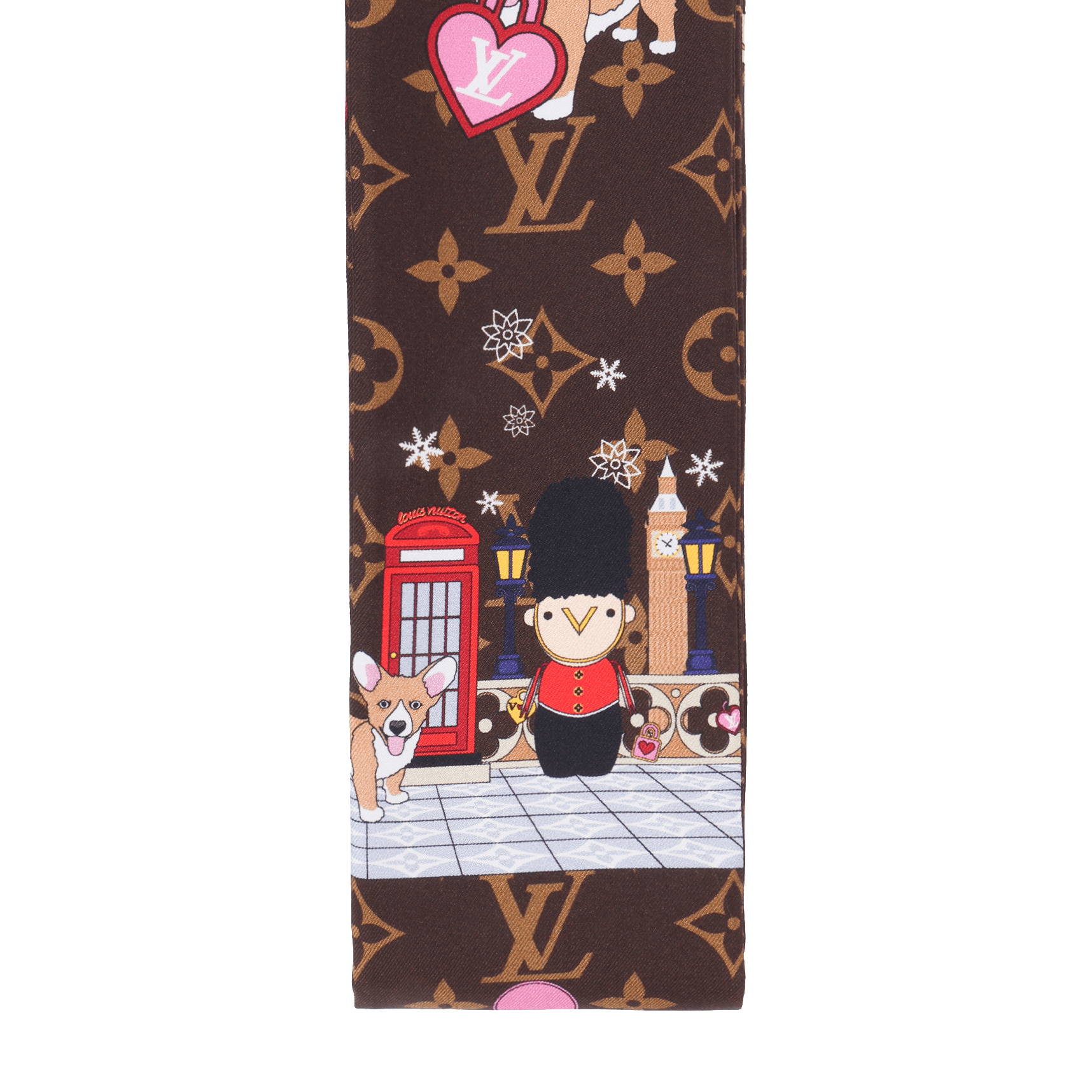 Повязка на голову LOUIS VUITTON LV LONDON XMAS - изображение 3
