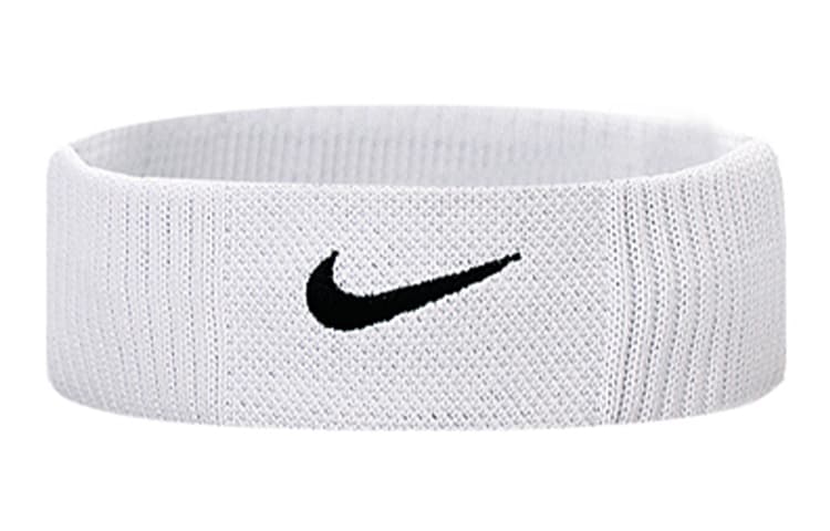 Повязка на голову Nike Dri-Fit Reveal Headband White Black Logo - изображение 2