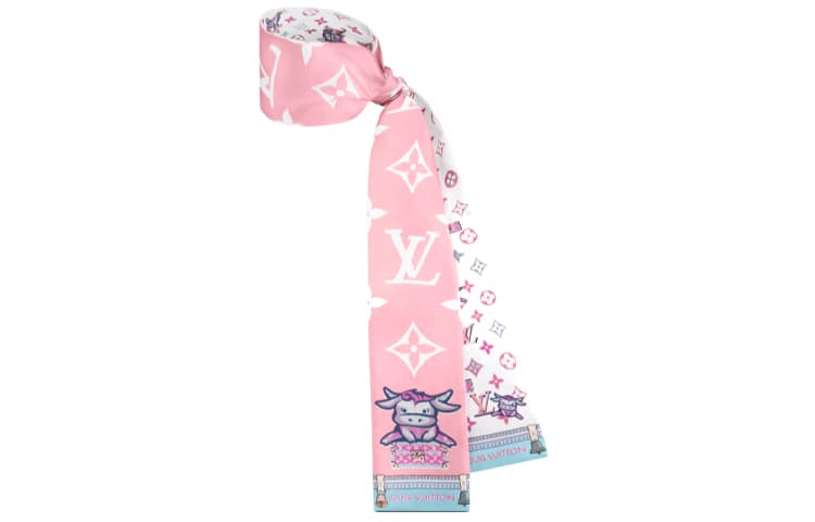 Повязка на голову Louis Vuitton Limited Edition Headband Pink - изображение 2