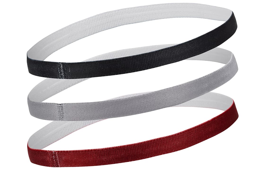 Повязка на голову Jordan Headband 3-Pack Red/Grey/Black - изображение 2