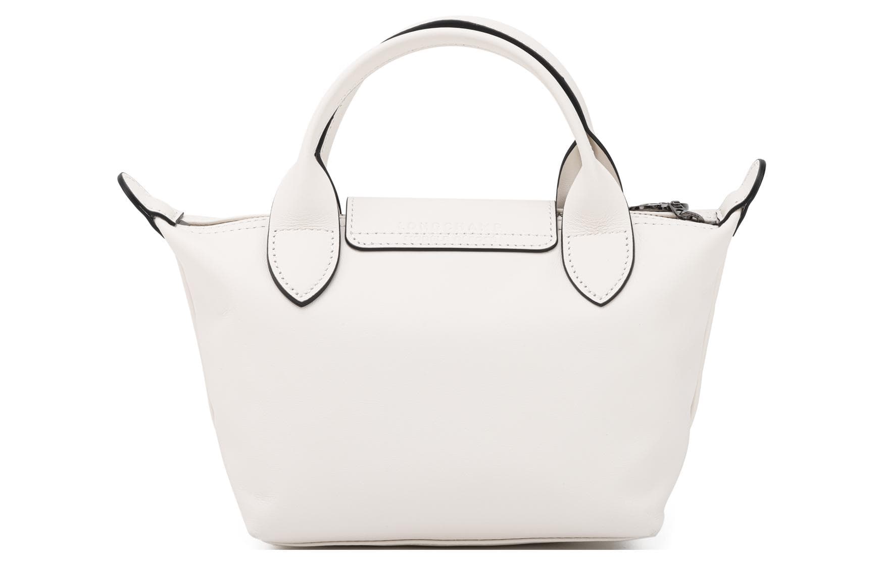 Сумка LONGCHAMP Le Pliage Xtra Корова Кожа Пельменная Сумка Сумка через плечо Мини-версия Женская Бежевая - изображение 4