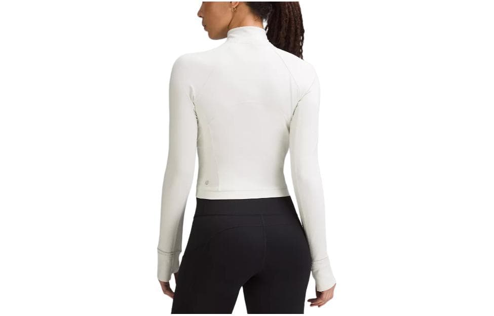 Футболка lululemon It's Rulu Cropped Half Zip T - изображение 2