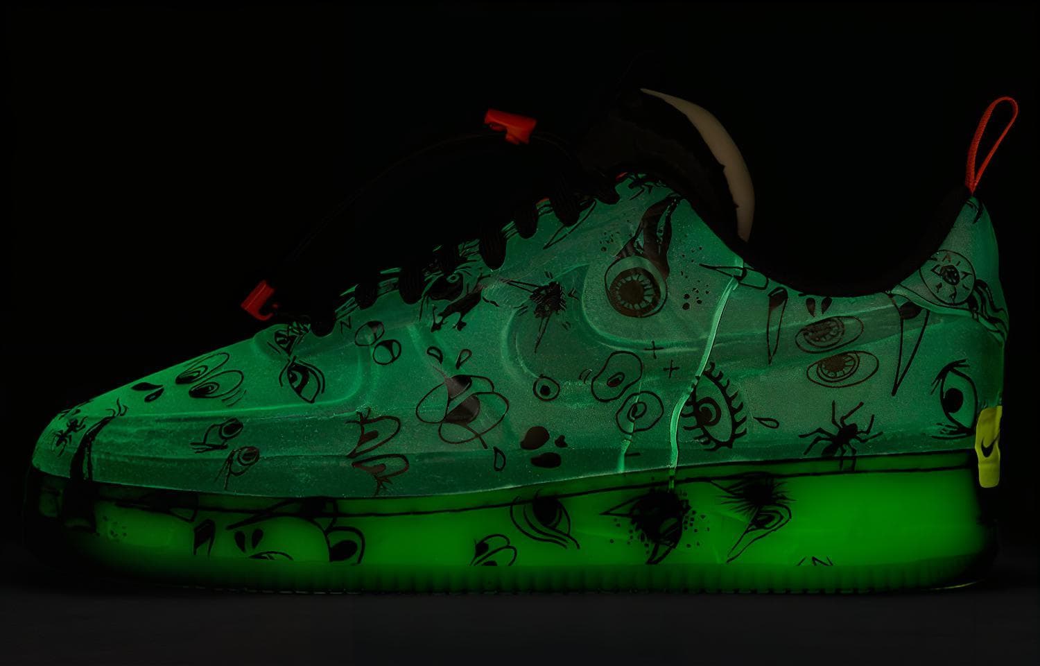 Кроссовки Nike Air Force 1 Experimental "Halloween" — фото 7