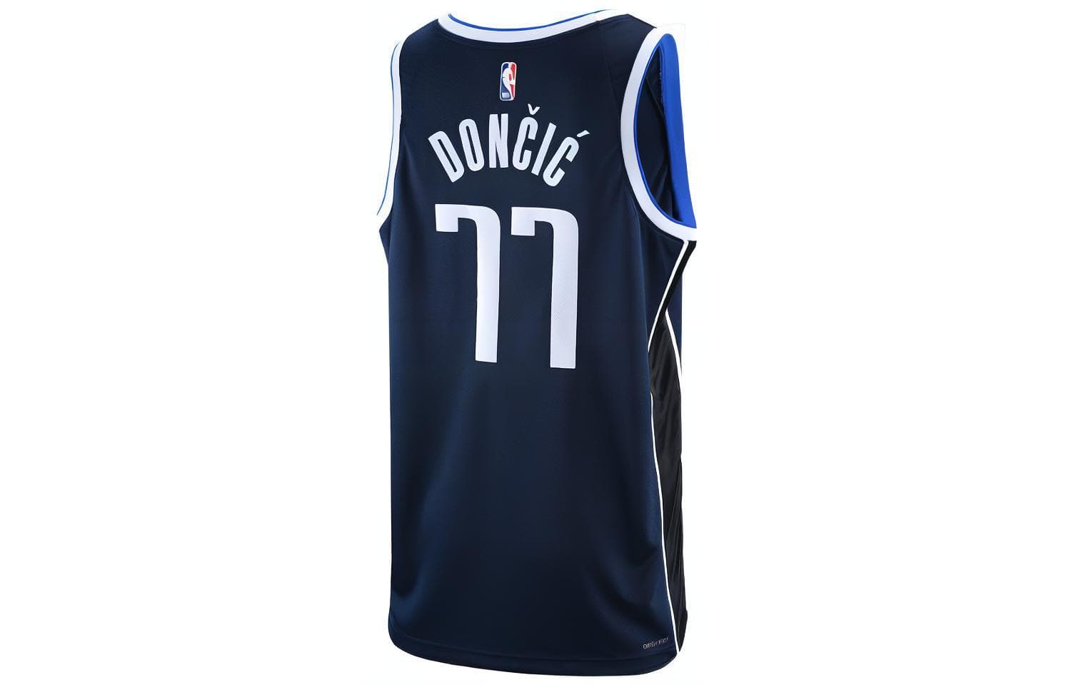 Баскетбольная майка Jordan Dallas Mavericks Doncic 77 Mesh Jersey Navy - изображение 2