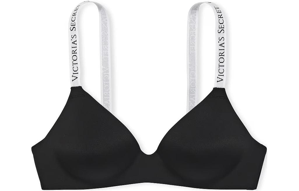 Бюстгальтер Victoria's Secret PINK THE T-SHIRT Lightly Lined Wireless BraBlack - изображение 1