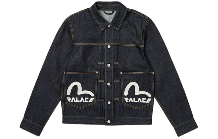 Джинсовая куртка PALACE x EVISU Denim Jacket - изображение 2