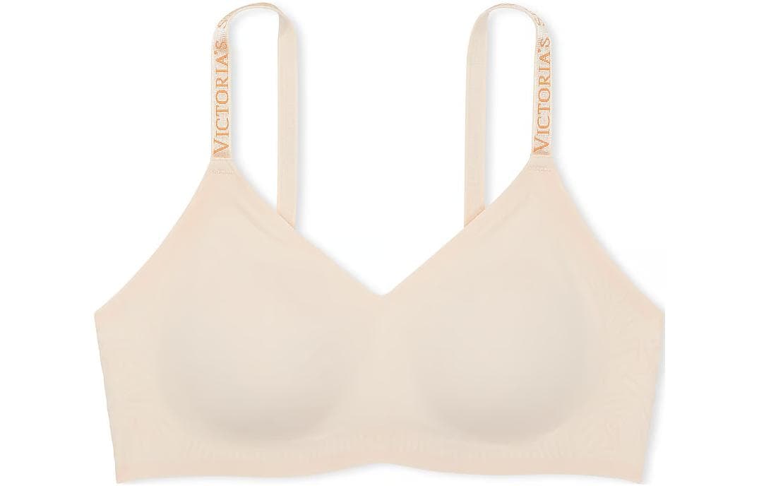 Бюстгальтер Victoria's Secret PINK THE T-SHIRT T-Shirt Lightly Lined Lounge BraBeige - изображение 1