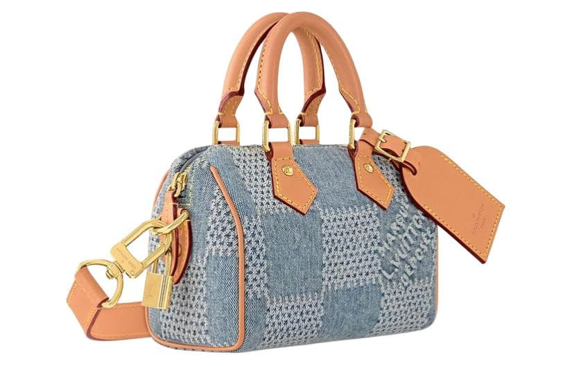 Сумка LOUIS VUITTON Nano Speedy Damies Denim 3D - изображение 2