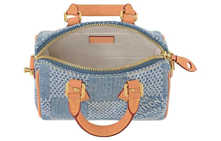 Сумка LOUIS VUITTON Nano Speedy Damies Denim 3D - изображение 3