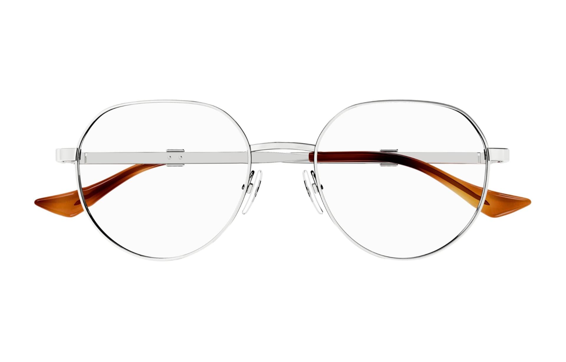 Оправа GUCCI Оправы для очков Oval Мужские Серебряные - изображение 2