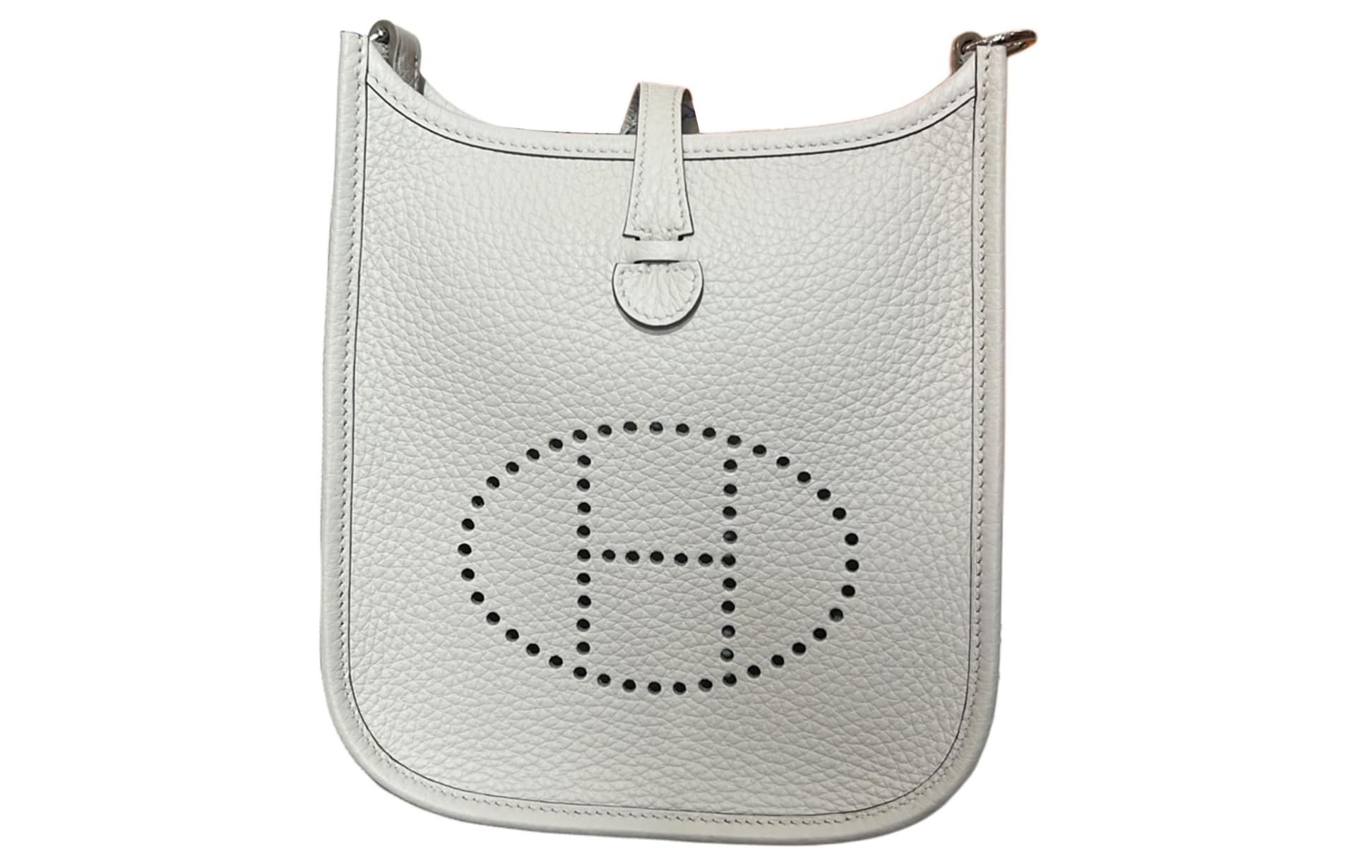 Сумка через плечо Hermes Evelyne 16 Light Grey - изображение 1