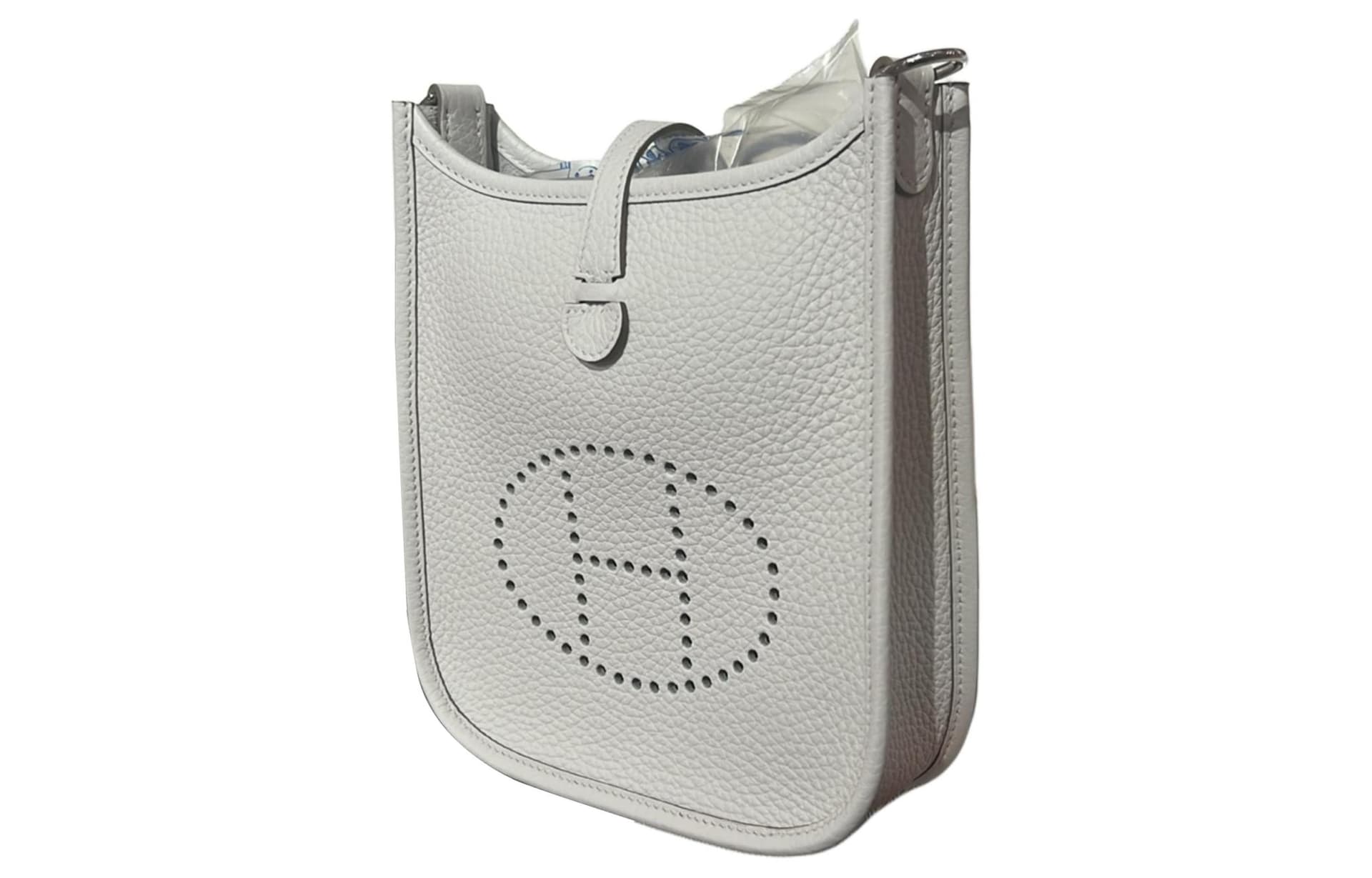 Сумка через плечо Hermes Evelyne 16 Light Grey - изображение 2