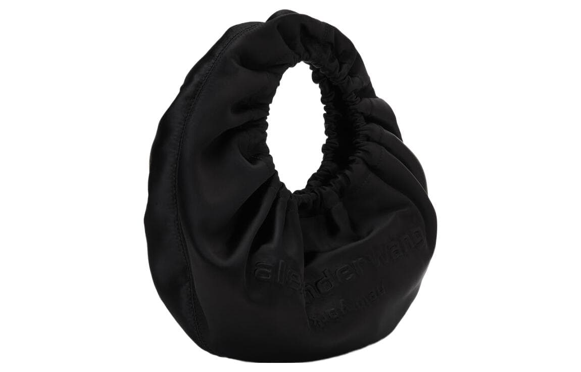 Сумка Alexander Wang Satin Top Handle Bag Black - изображение 2