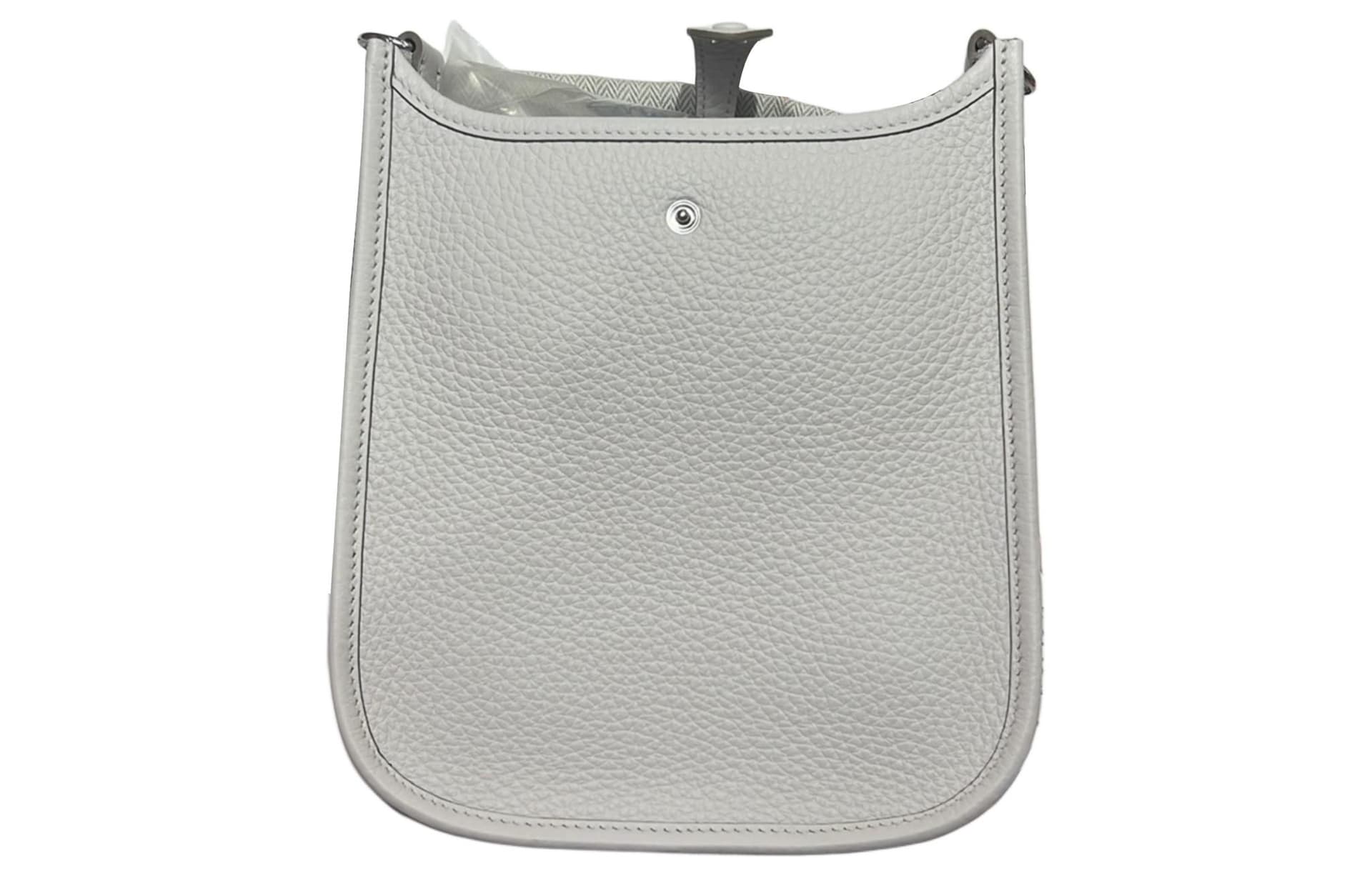 Сумка через плечо Hermes Evelyne 16 Light Grey - изображение 3