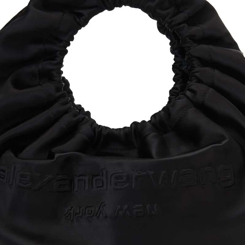 Сумка Alexander Wang Satin Top Handle Bag Black - изображение 4