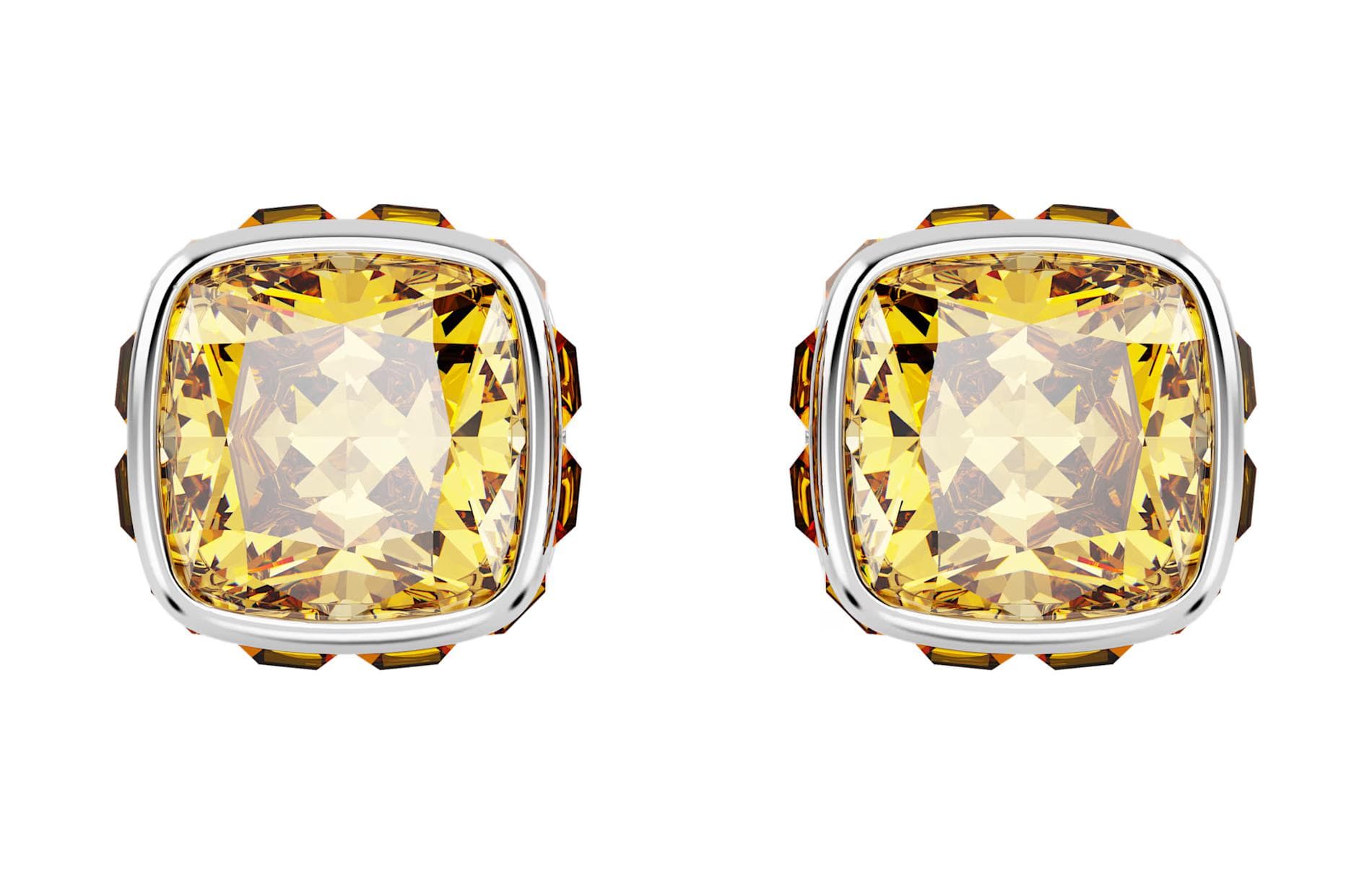 Серьги Swarovski Birthstone Серьги-гвоздики Женские Желтые - изображение 1