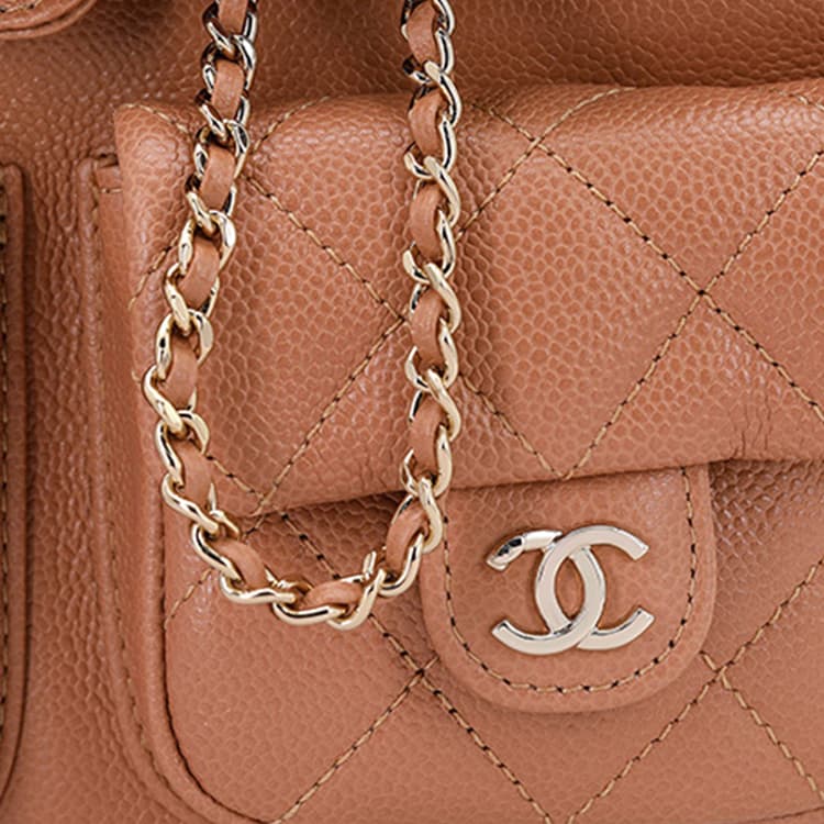 Рюкзак CHANEL Duma 23P Caramel Milk Tea - изображение 6