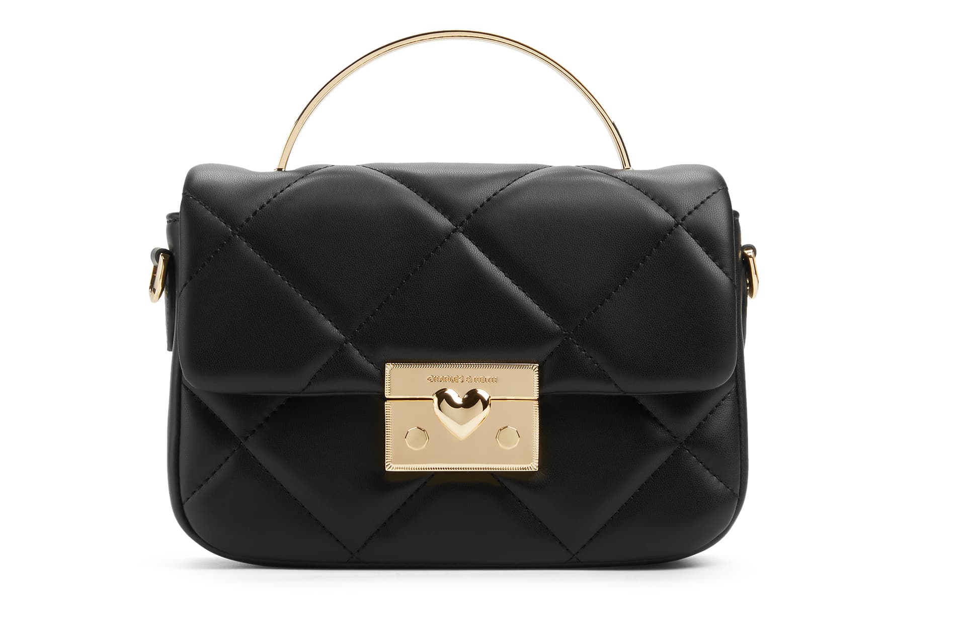 Сумка через плечо CHARLESKEITH PU PinkCreamBlack - изображение 1