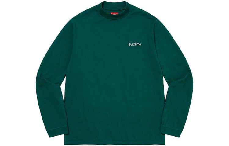 Футболка Supreme FW22 Week 1 Mock Neck LS Top T - изображение 4