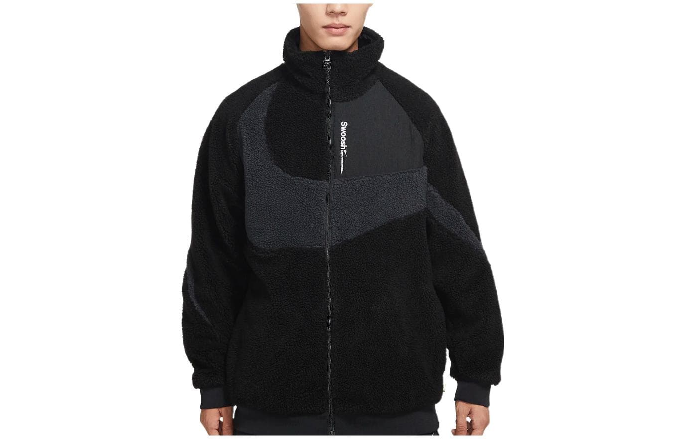 Куртка Nike Reversible Fleece Jacket Black - изображение 3