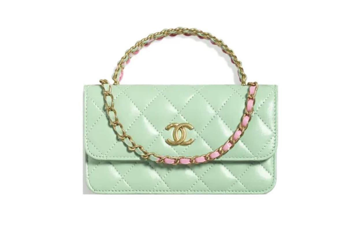Сумка Chanel Quilted Calfskin Chain Bag - изображение 3