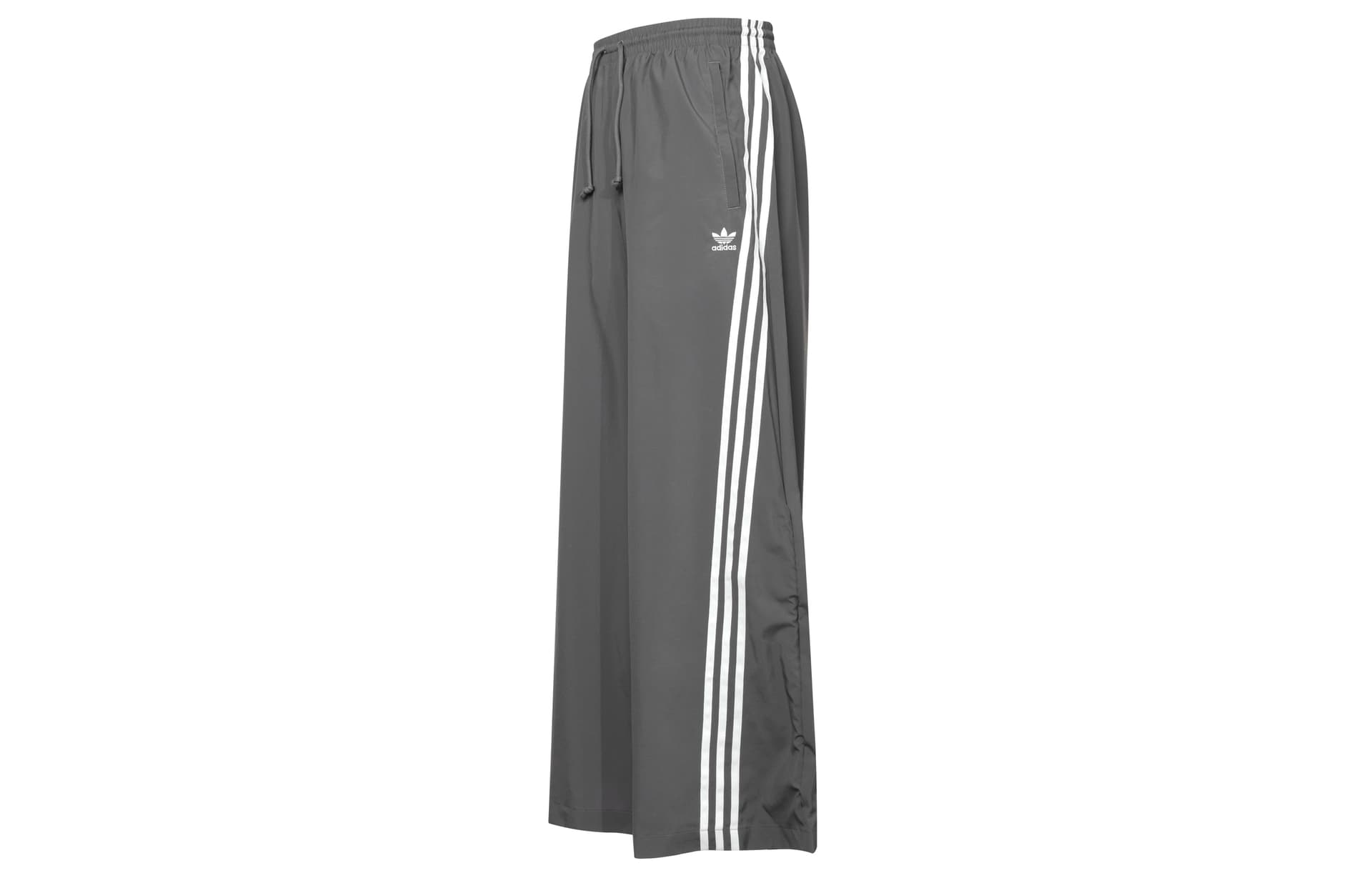 Штаны adidas Originals Trefoil Wide Leg Pants Gray - изображение 2