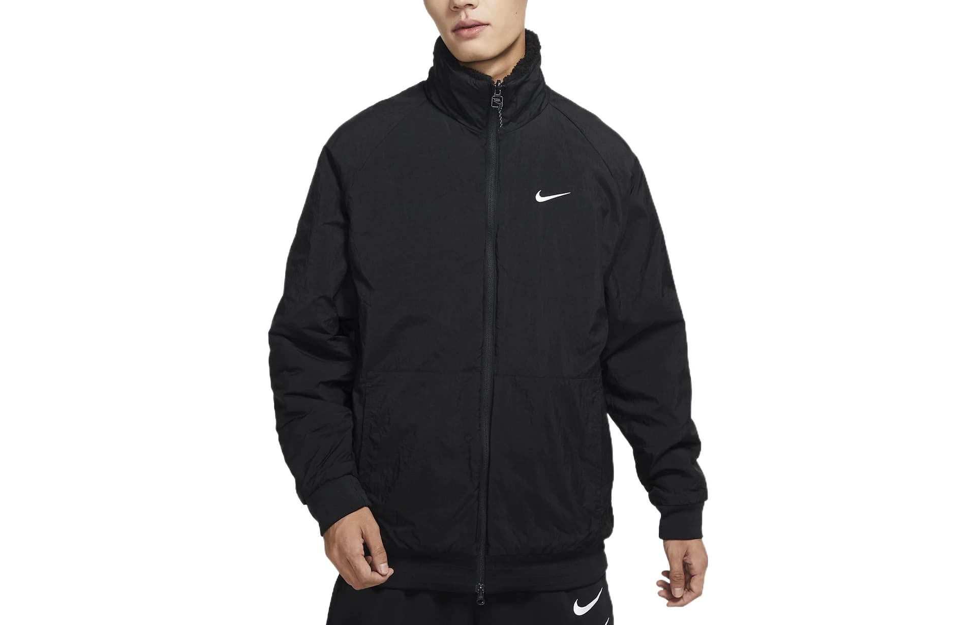 Куртка Nike Reversible Fleece Jacket Black - изображение 5