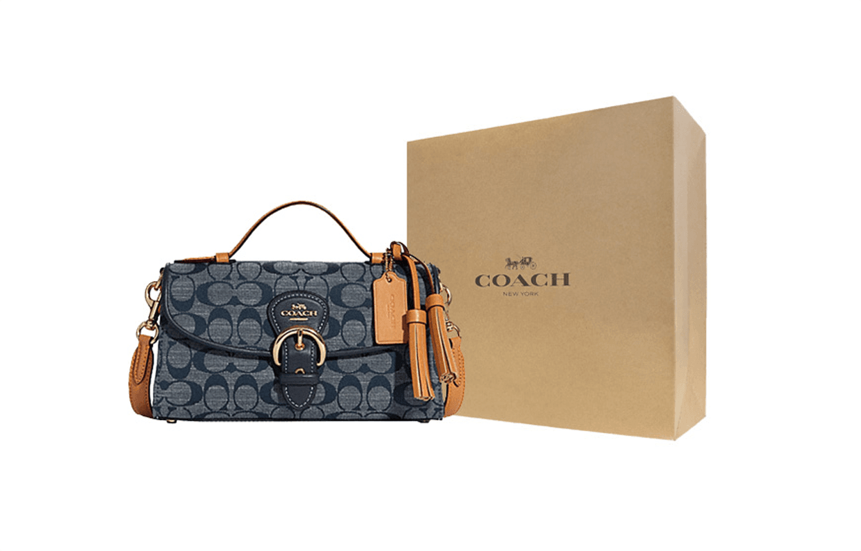 Сумка COACH Kleo 24 Denim Blue - изображение 9