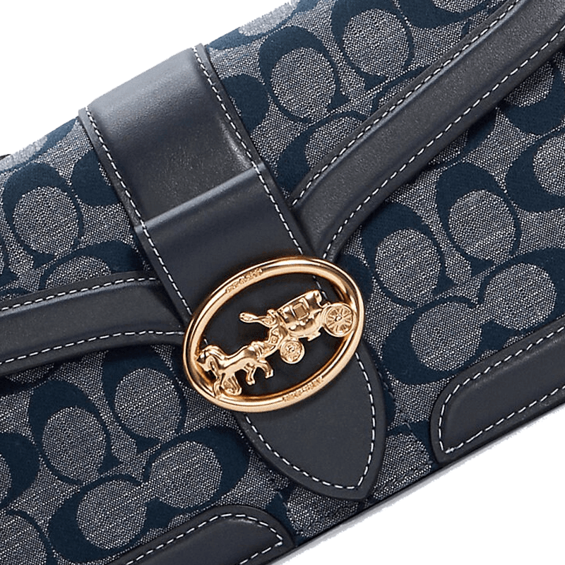 Сумка COACH Kleo 24 Denim Blue - изображение 5