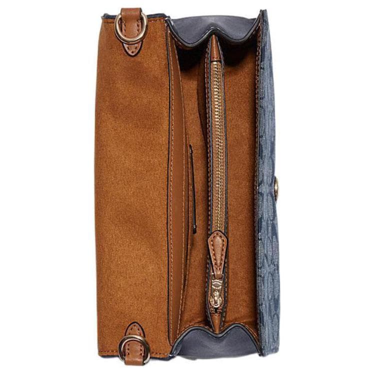 Сумка COACH Kleo 24 Denim Blue - изображение 4